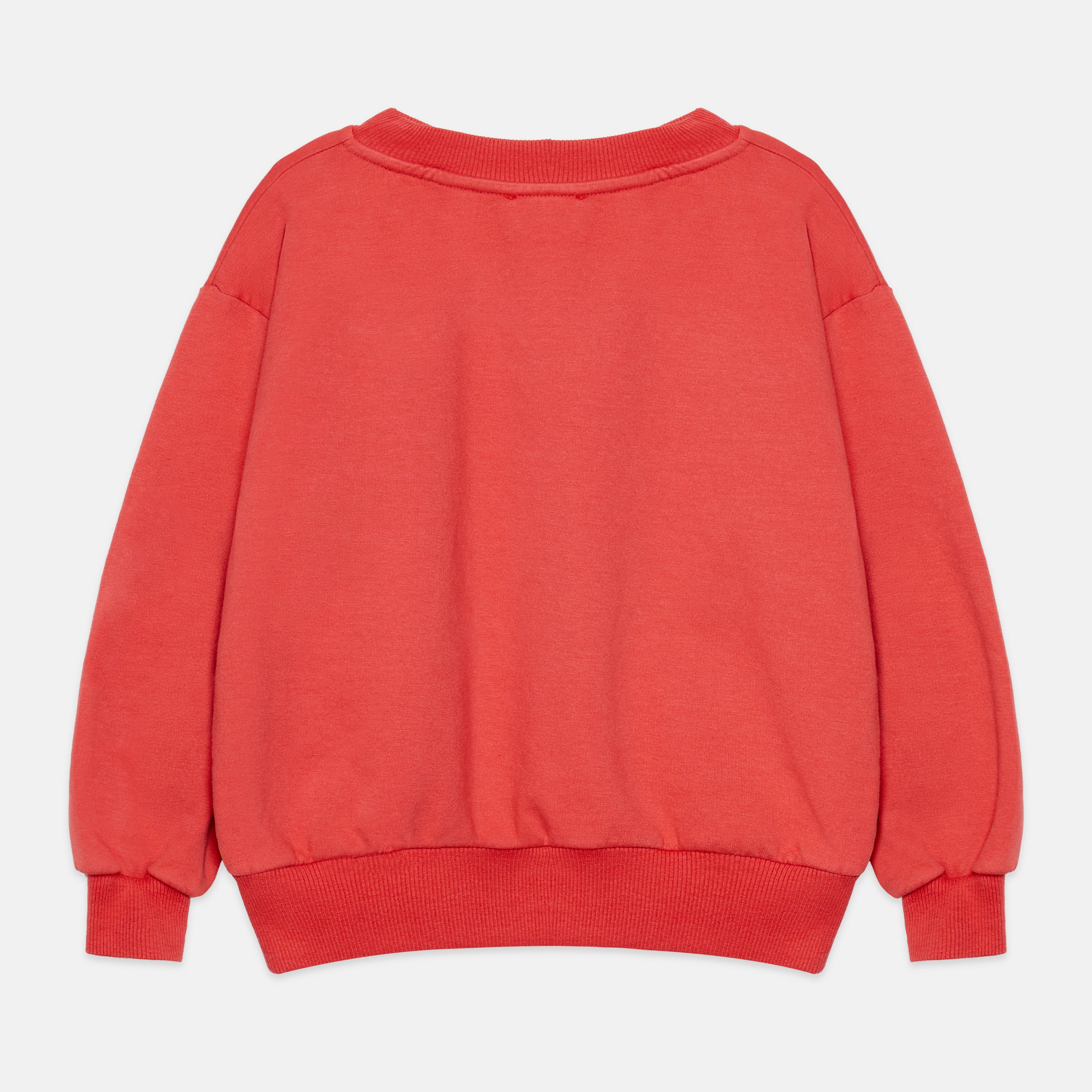 Pom Pom Dog Sweatshirt – red