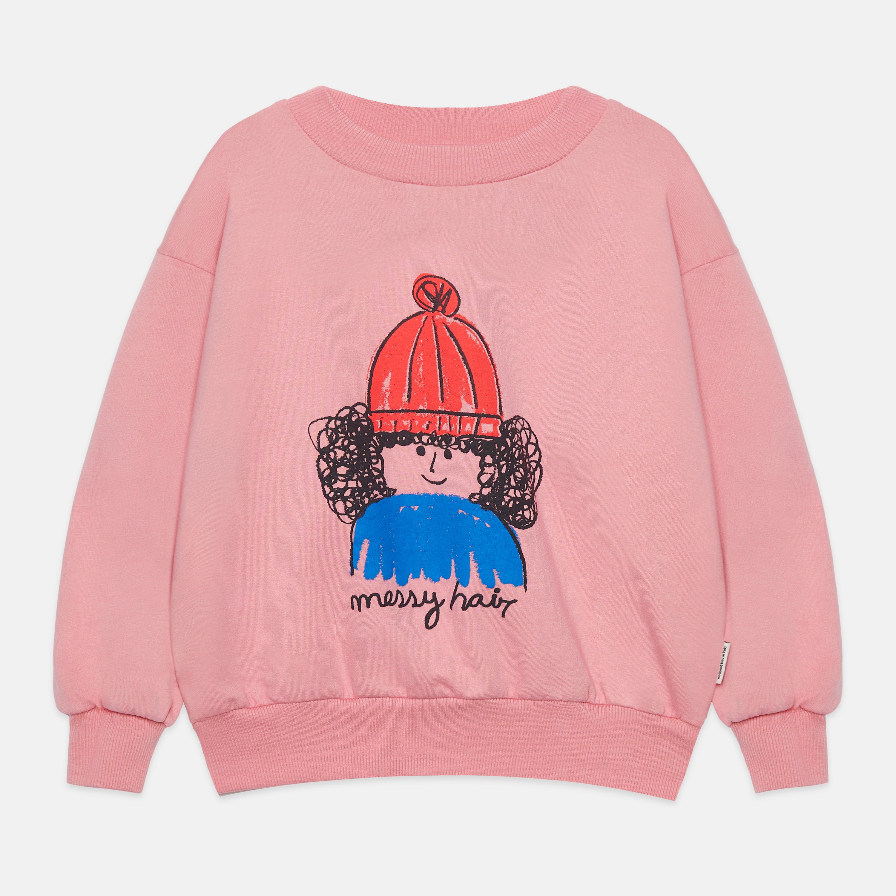 Messy Hair Sweatshirt – pink
