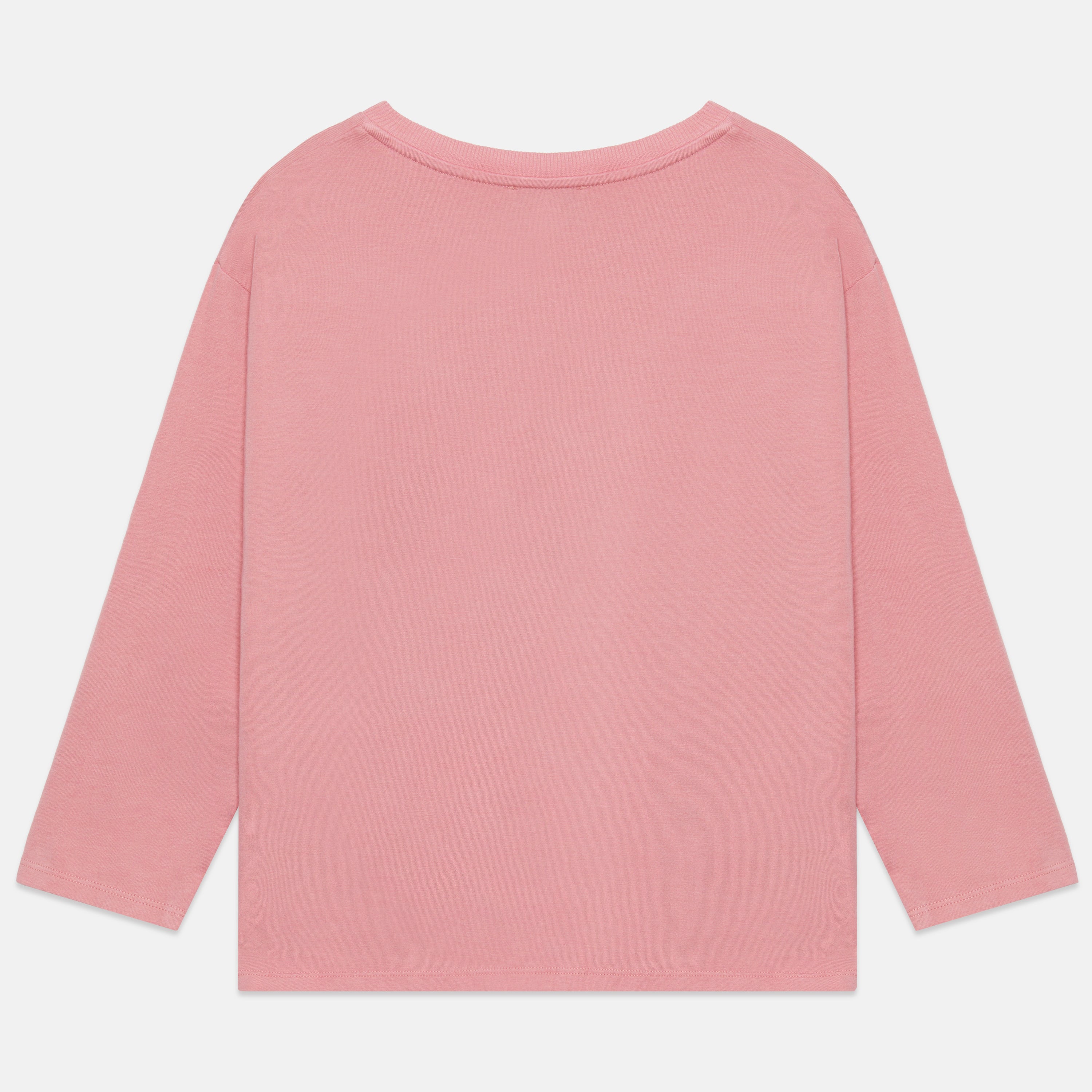Messy Hair Longsleeve T-Shirt – pink