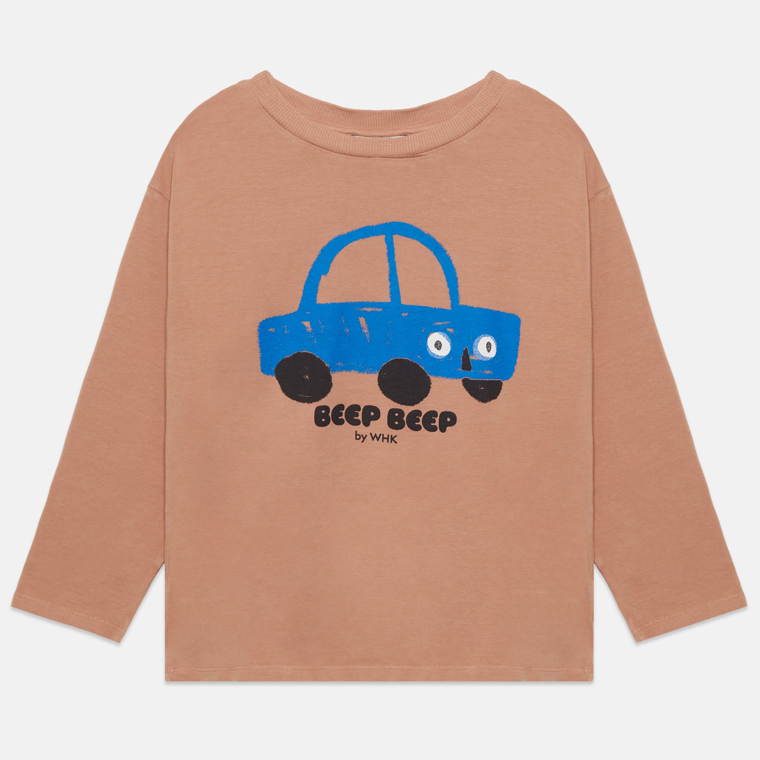 Beep Beep Longsleeve T-Shirt – camel