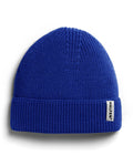 Strick Beanie Merino – royal blue