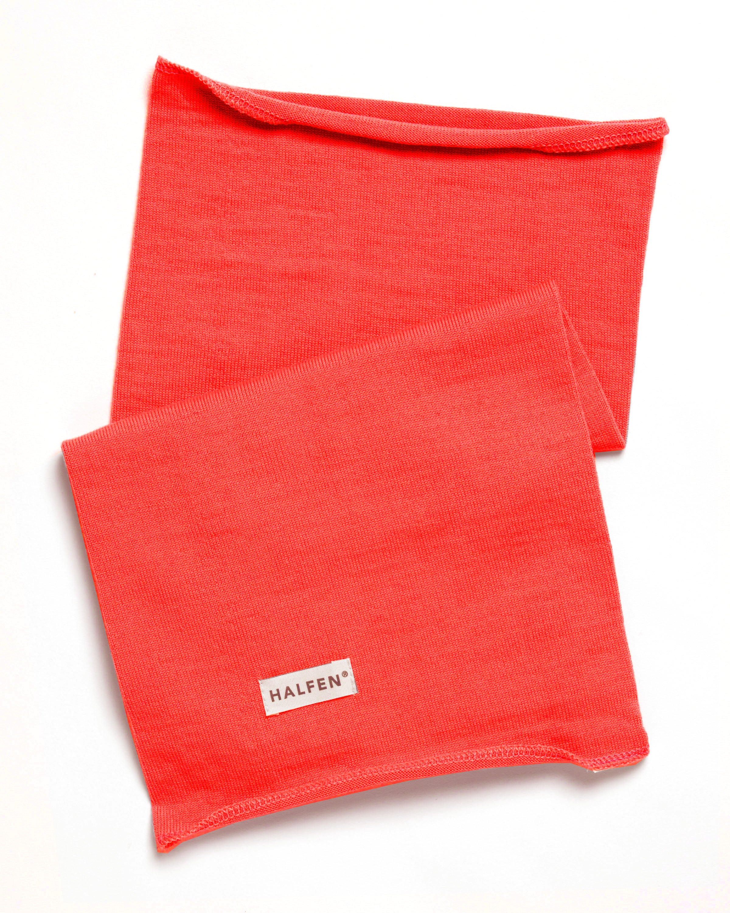 Strick Loopschal – neon orange
