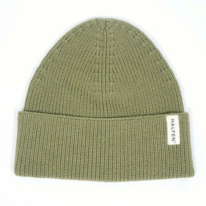 Strick Beanie Merino – forest