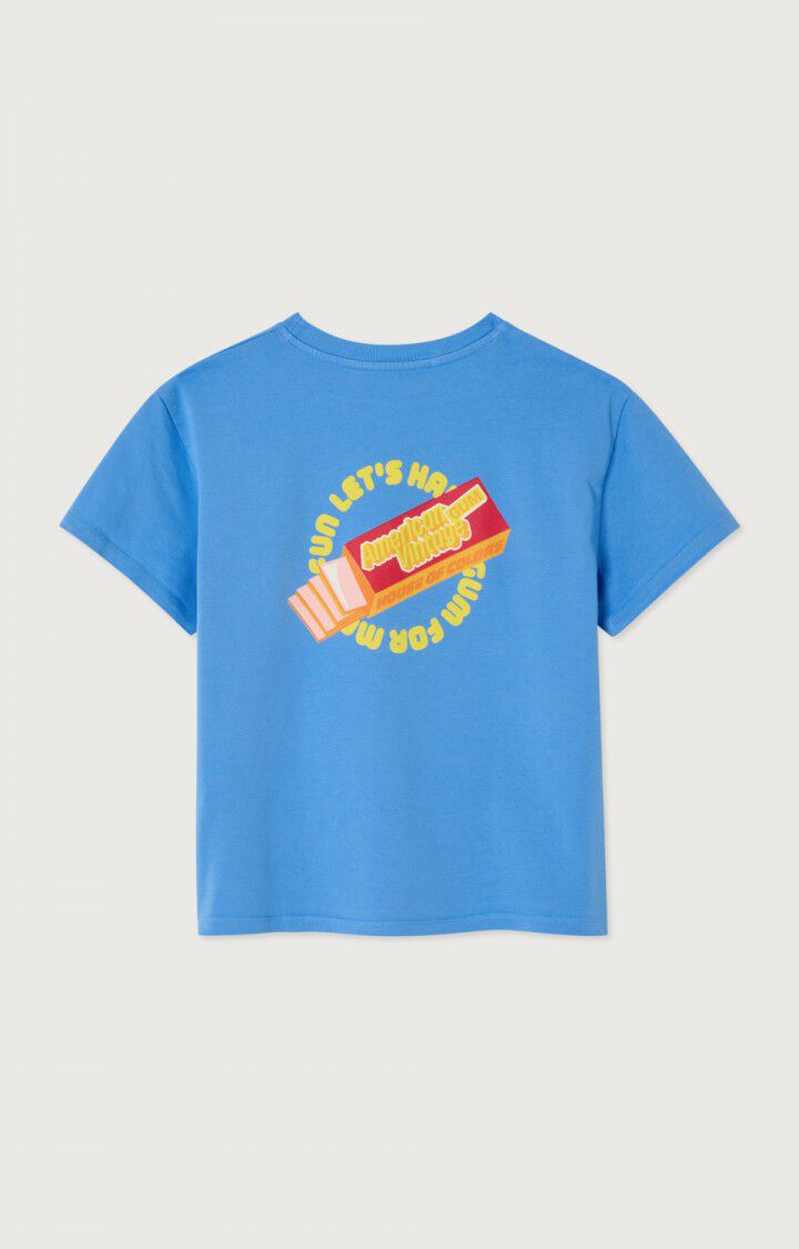 T-Shirt Fizvalley – celeste vintage