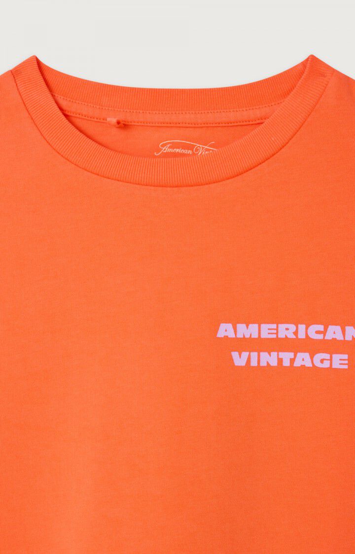 T-Shirt Fizvalley – mandarine vintage