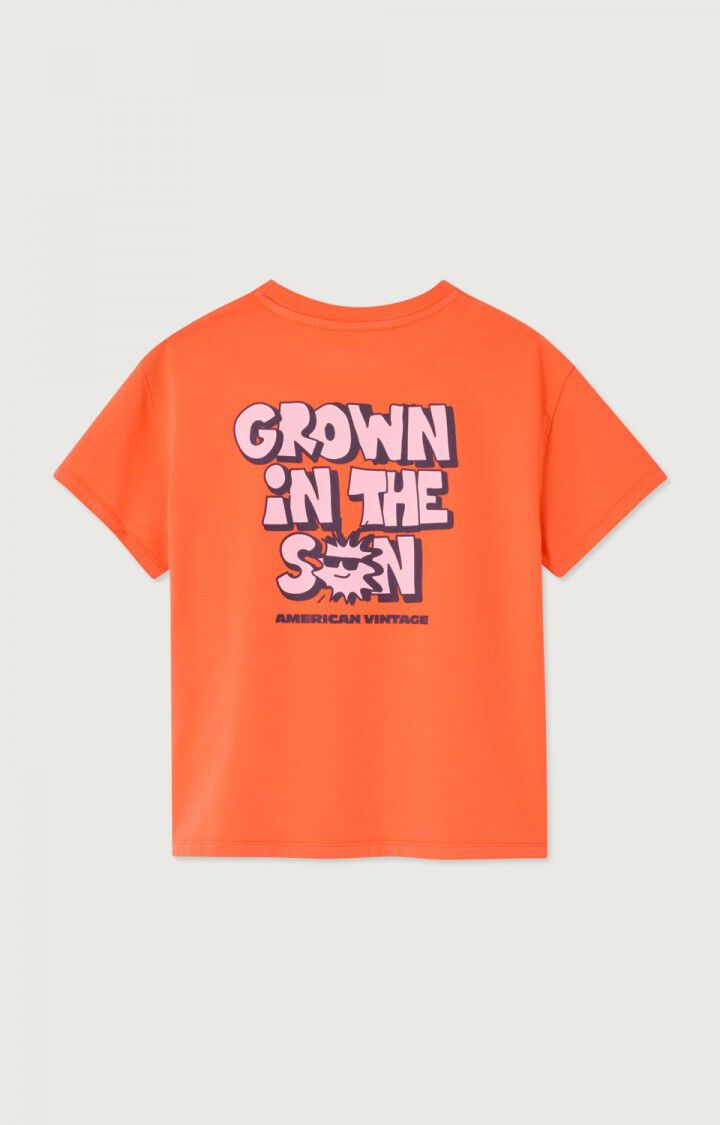 T-Shirt Fizvalley – mandarine vintage
