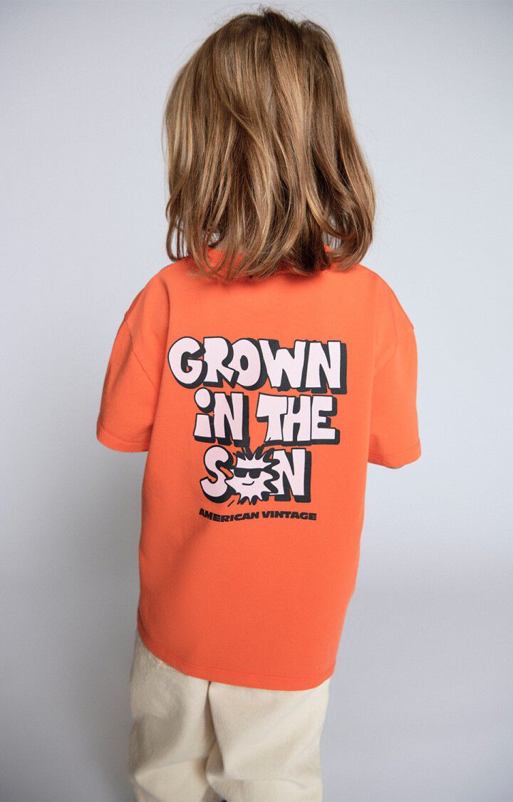 T-Shirt Fizvalley – mandarine vintage