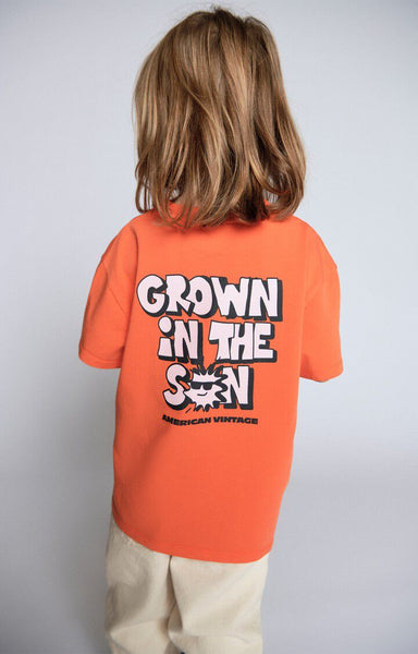 T-Shirt Fizvalley – mandarine vintage