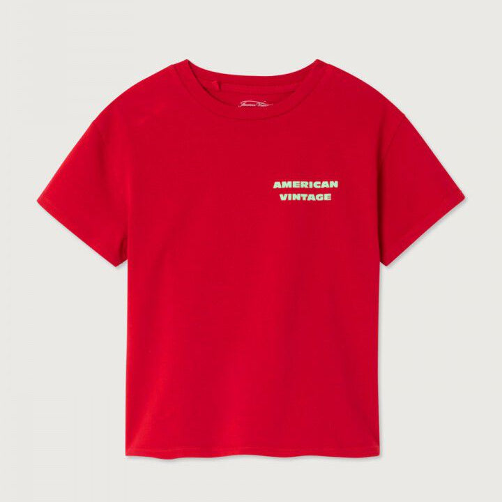 T-Shirt Fizvalley – rubis vintage
