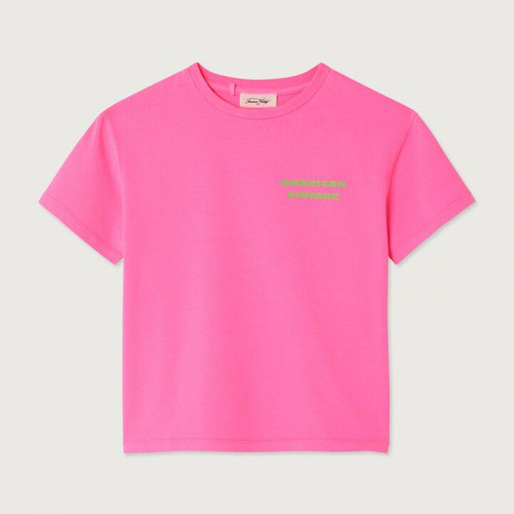 T-Shirt Fizvalley – rose fluo