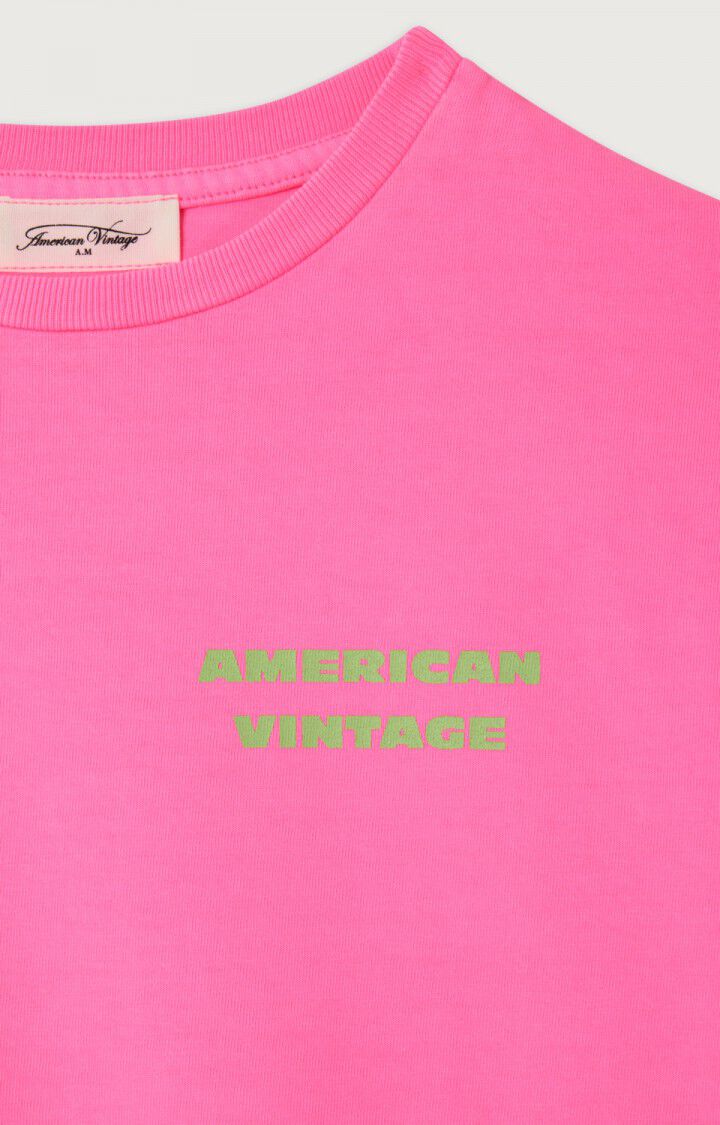T-Shirt Fizvalley – rose fluo