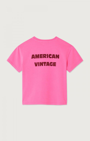 T-Shirt Fizvalley – rose fluo