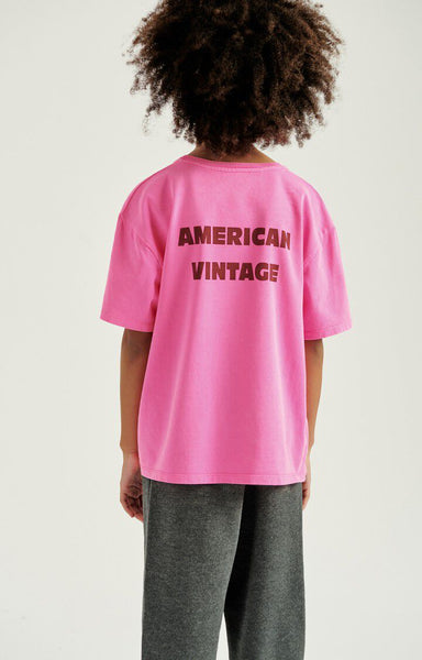 T-Shirt Fizvalley – rose fluo