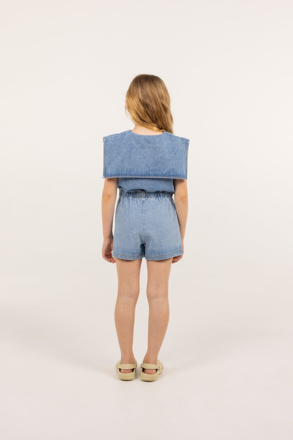 Strawberries Blouse – light blue denim