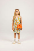 Flowers Rib Dress – dark vanilla