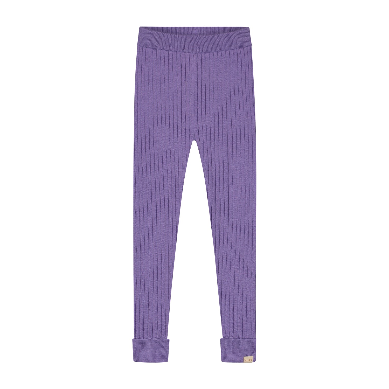 Knitted Legging Big Rib – violet