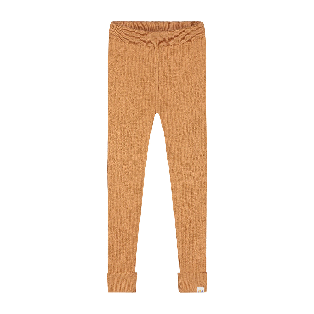 Knitted Leggings Fine Rib – almond
