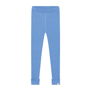 Knitted Leggings Fine Rib – cornflower