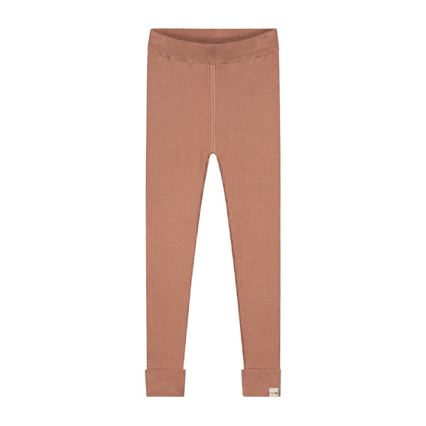 Knitted Leggings Fine Rib – vintage pink