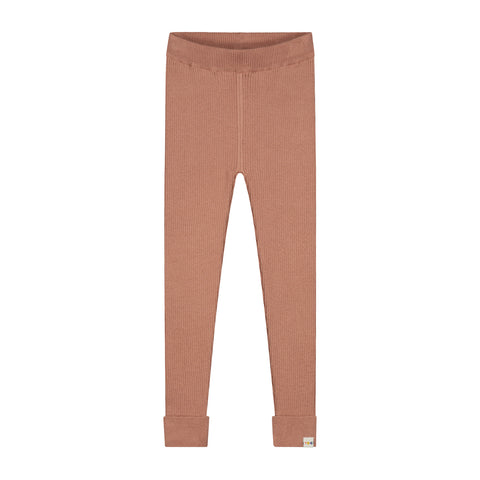 Knitted Leggings Fine Rib – vintage pink