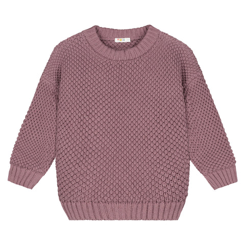 Kyoto Knitted Sweater – mauve