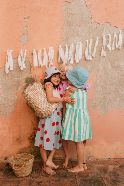 Ice Cream Dress – off white/mint