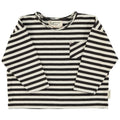 Longsleeve T-Shirt – ecru & black stripes