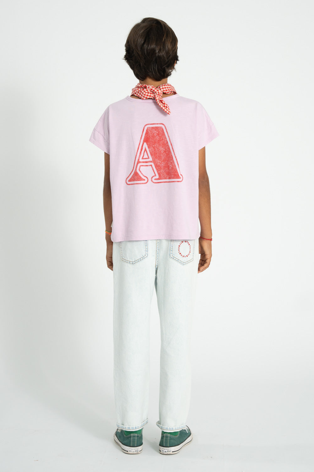 T-Shirt – lilac w/ "A" print