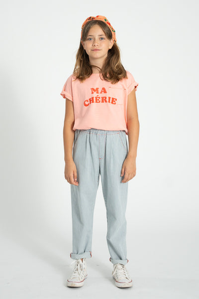 T-Shirt – light pink w/ "Ma Chérie" print