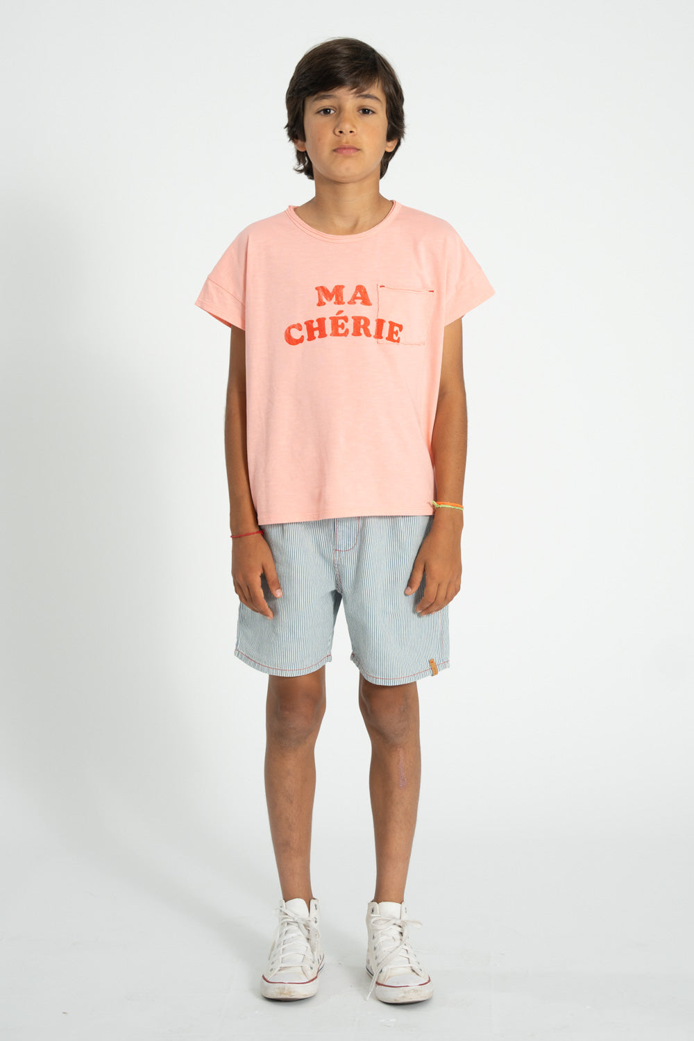 T-Shirt – light pink w/ "Ma Chérie" print