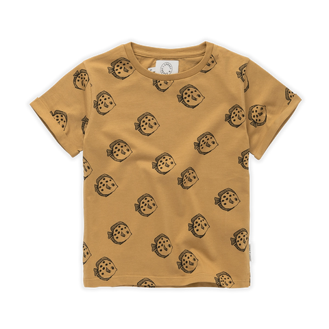 T-Shirt Fish Print – honey