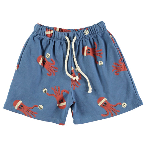 Bermuda Shorts Octopuses – blue