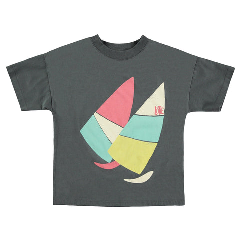 Oversized Windsurf T-Shirt – anthrazit