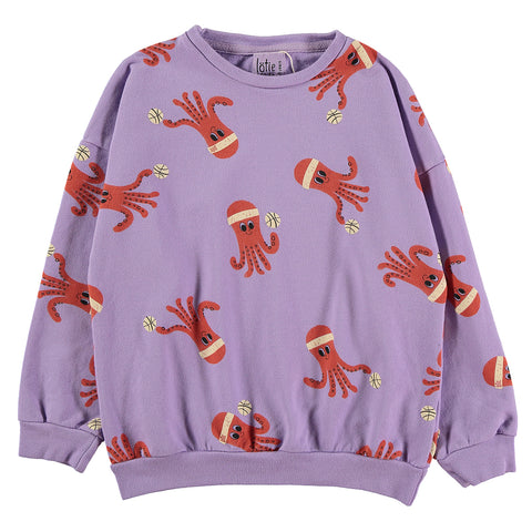 Sweatshirt Octopuses – mauve