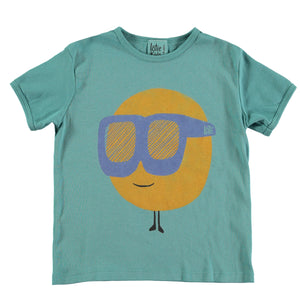 Retro Fit Sunglasses Sun T-Shirt – pacific green