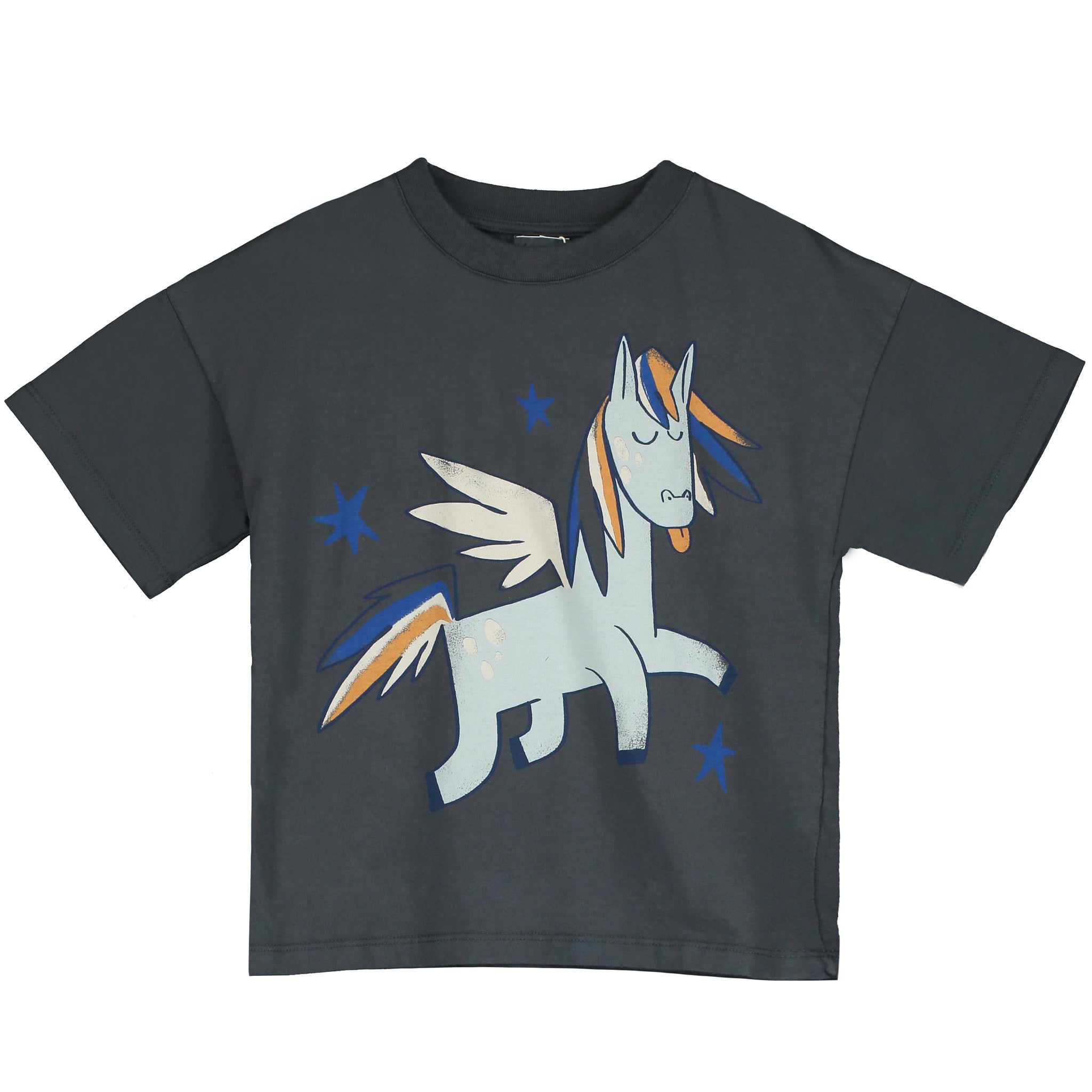 Pegasus Wide T-Shirt – anthrazit