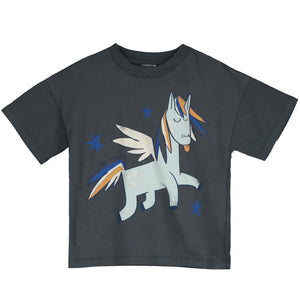 Pegasus Wide T-Shirt – anthrazit