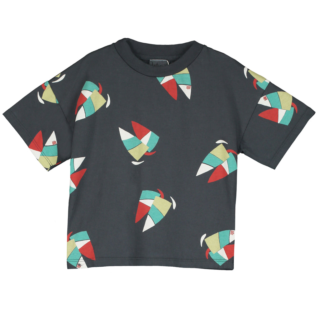 Windsurf Wide T-Shirt – anthrazit