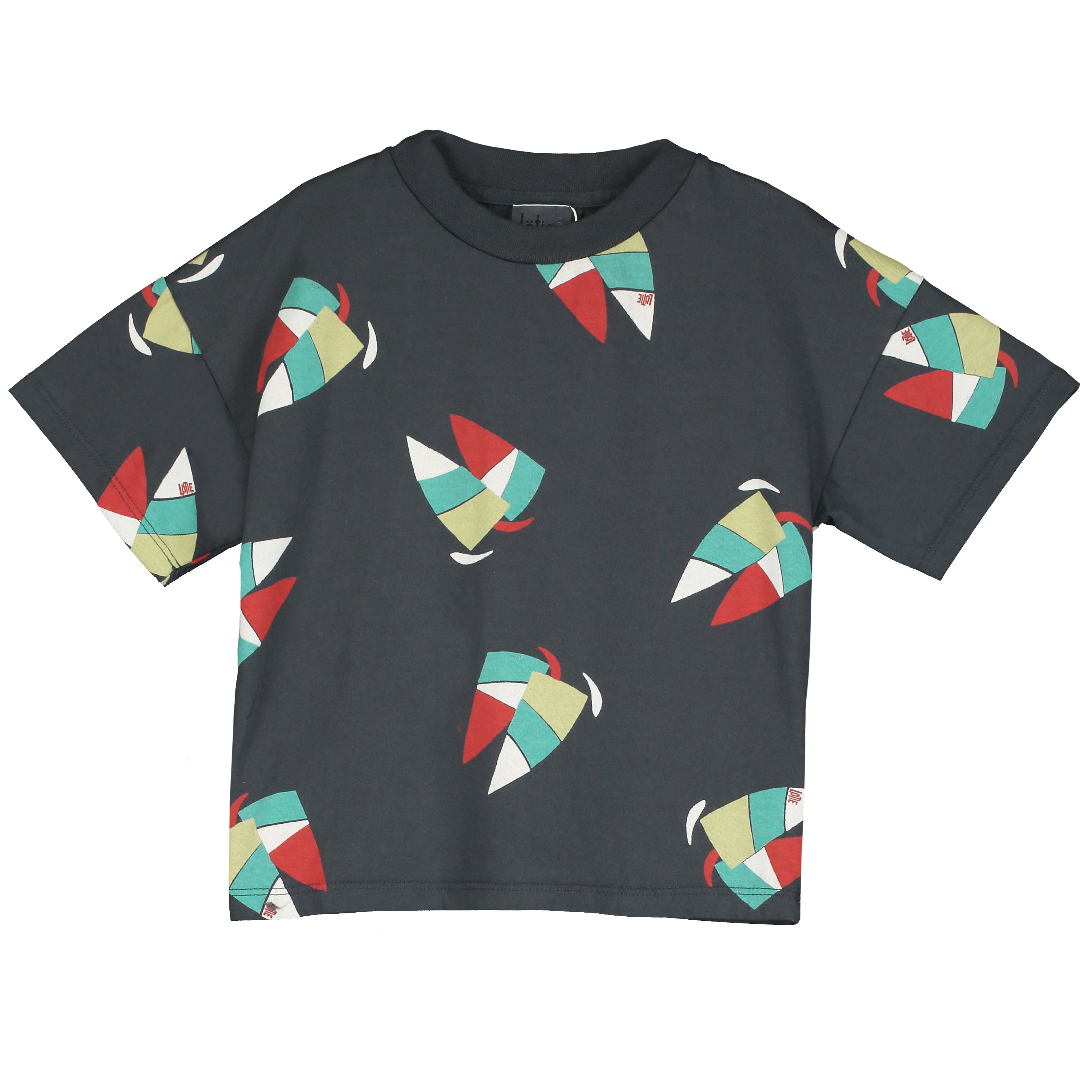 Windsurf Wide T-Shirt – anthrazit