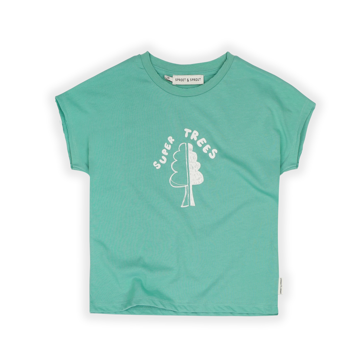 Sleeveless T-Shirt Trees – botanical green
