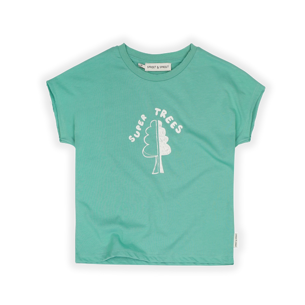 Sleeveless T-Shirt Trees – botanical green