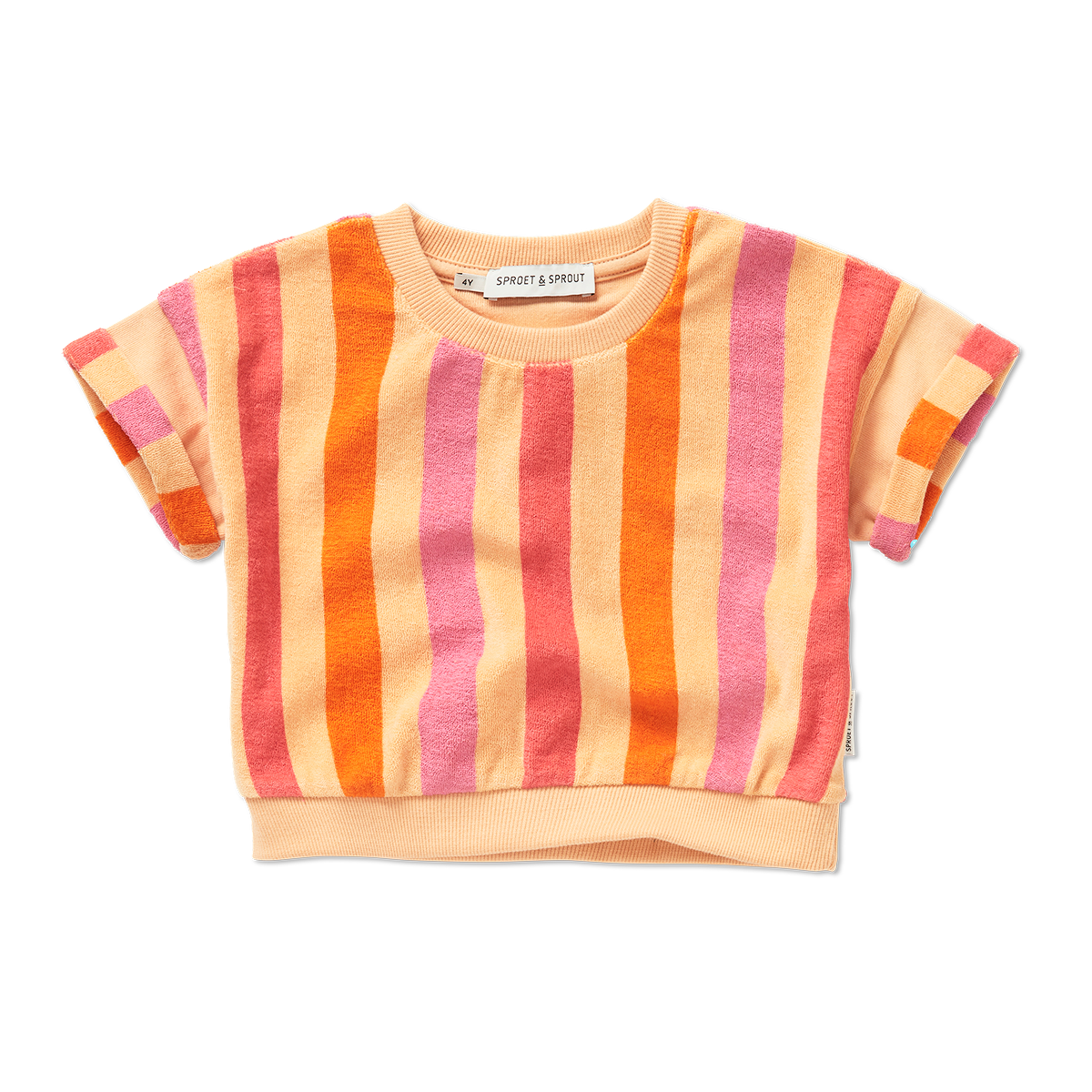 Cropped Sweatshirt Stripes