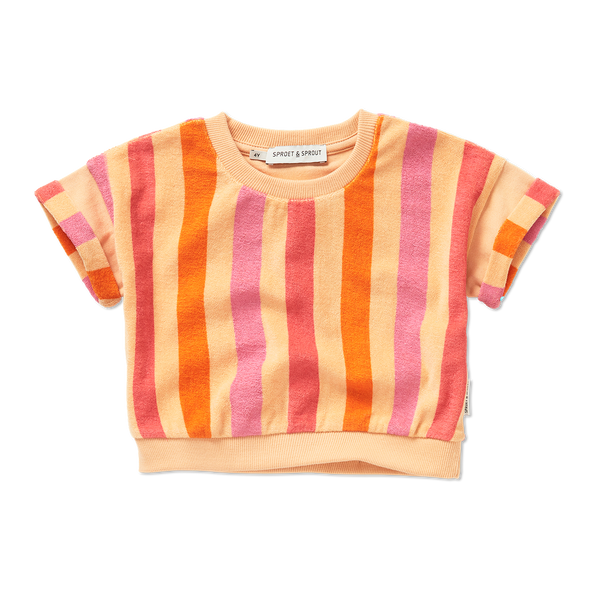 Cropped Sweatshirt Stripes