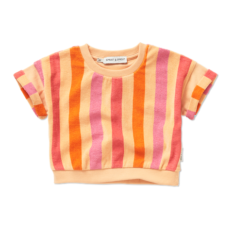 Cropped Sweatshirt Stripes