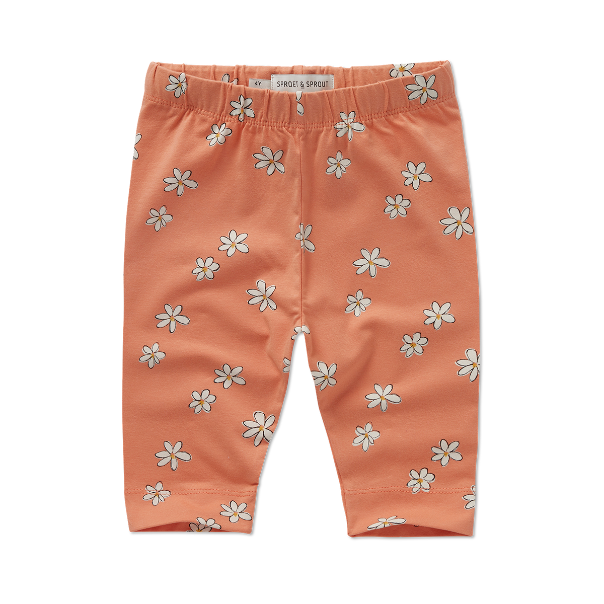 Biker Legging Daisies Print