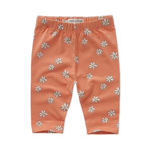 Biker Legging Daisies Print