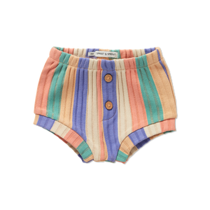Rib Baby Shorts Stripes