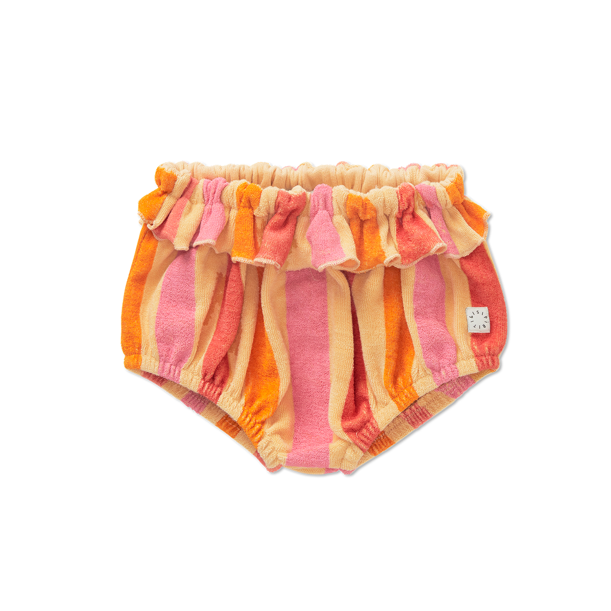 Ruffle Bloomer Stripes – nectarine