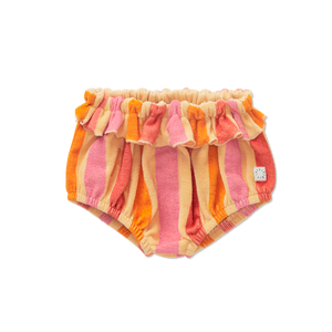 Ruffle Bloomer Stripes – nectarine