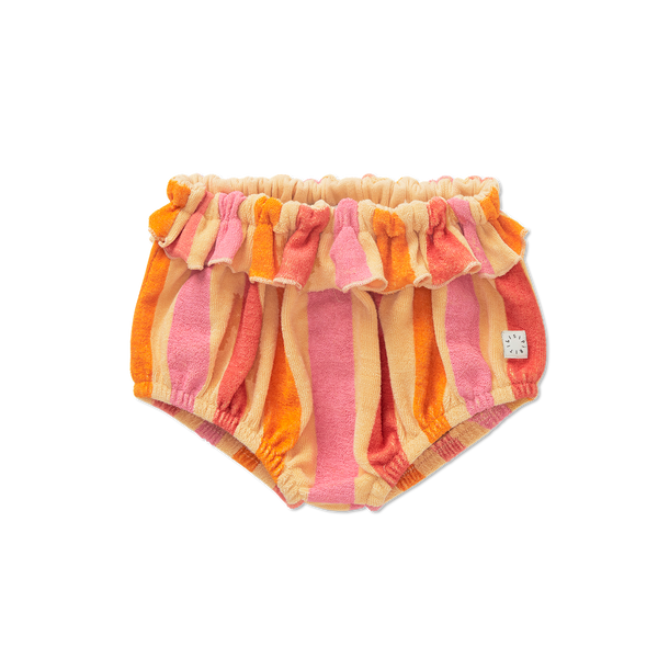 Ruffle Bloomer Stripes – nectarine